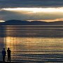 <p align=left>Plage de Rivière-du-Loup: toujours un plaisir d'admirer un coucher de soleil.